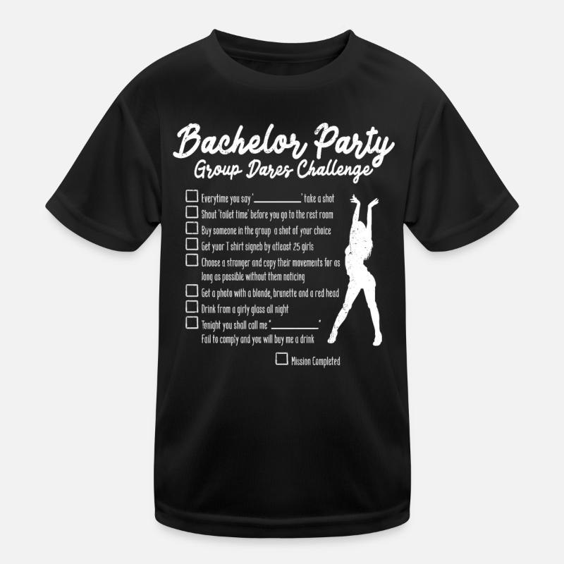 Junggeselle Jungesellenabschied Kinder Funktions-T-Shirt