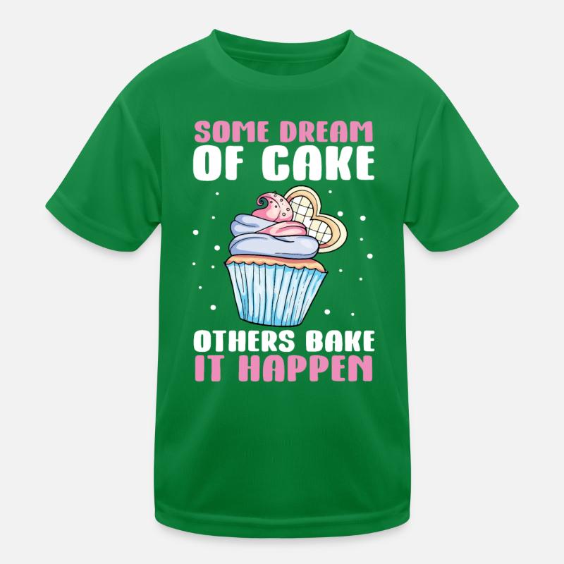 Cupcake Muffin Baking Gift Kids Functional T-Shirt