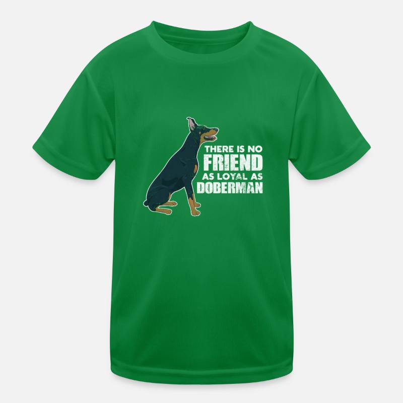 Doberman Kids Functional T-Shirt