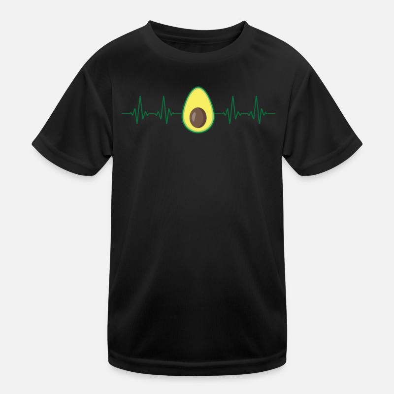 Avocado Guacamole Vegan Geschenk Kinder Funktions-T-Shirt