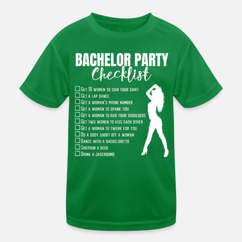Bachelorette Hen Party Gift Kids Functional T-Shirt