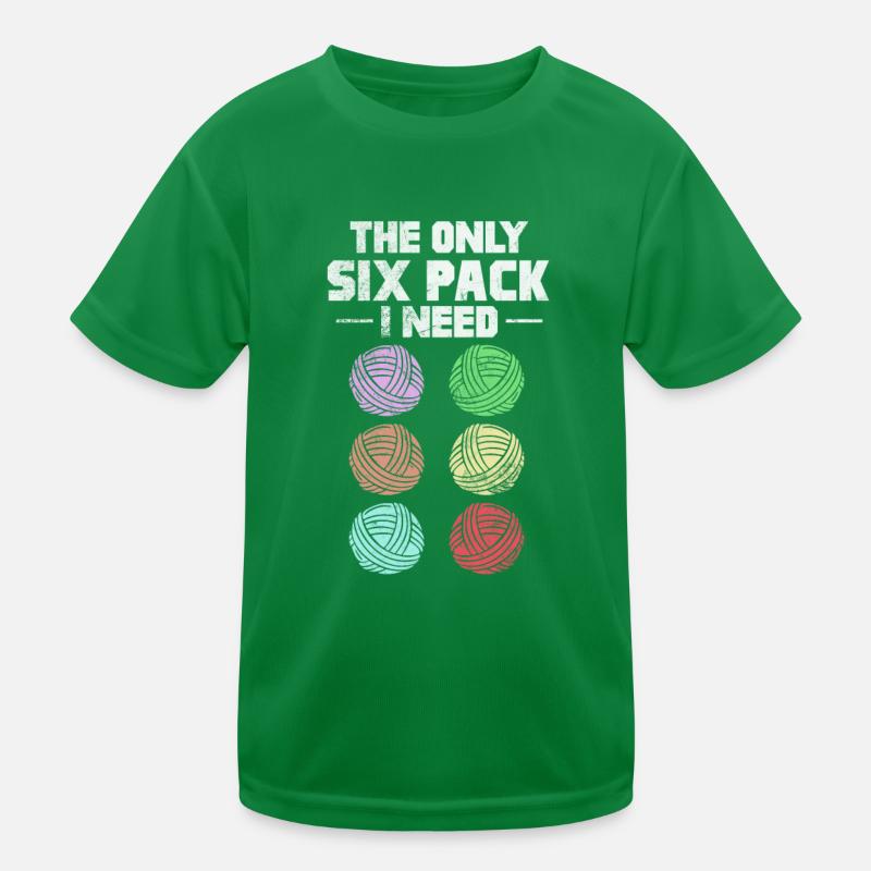 Crochet Knitting Kids Functional T-Shirt
