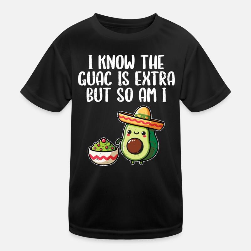 Avocado Kinder Funktions-T-Shirt