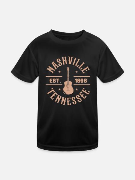 Country Music Country Music Gift - Kids Functional T-Shirt - black - Front