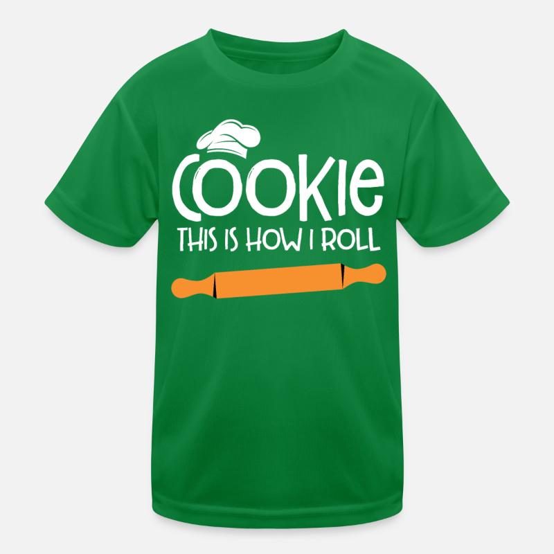 Bäcker Bäckerein Backwaren Backen Geschenk Kinder Funktions-T-Shirt