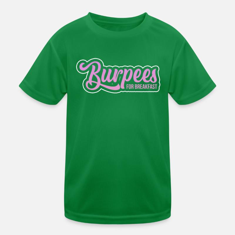 Burpees Fitness Burpee Strength Training Gift Kids Functional T-Shirt