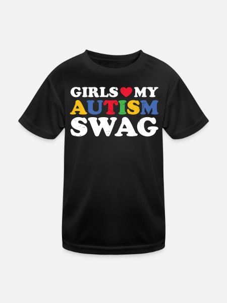 Autisme - T-shirt sport Enfant - noir - Devant