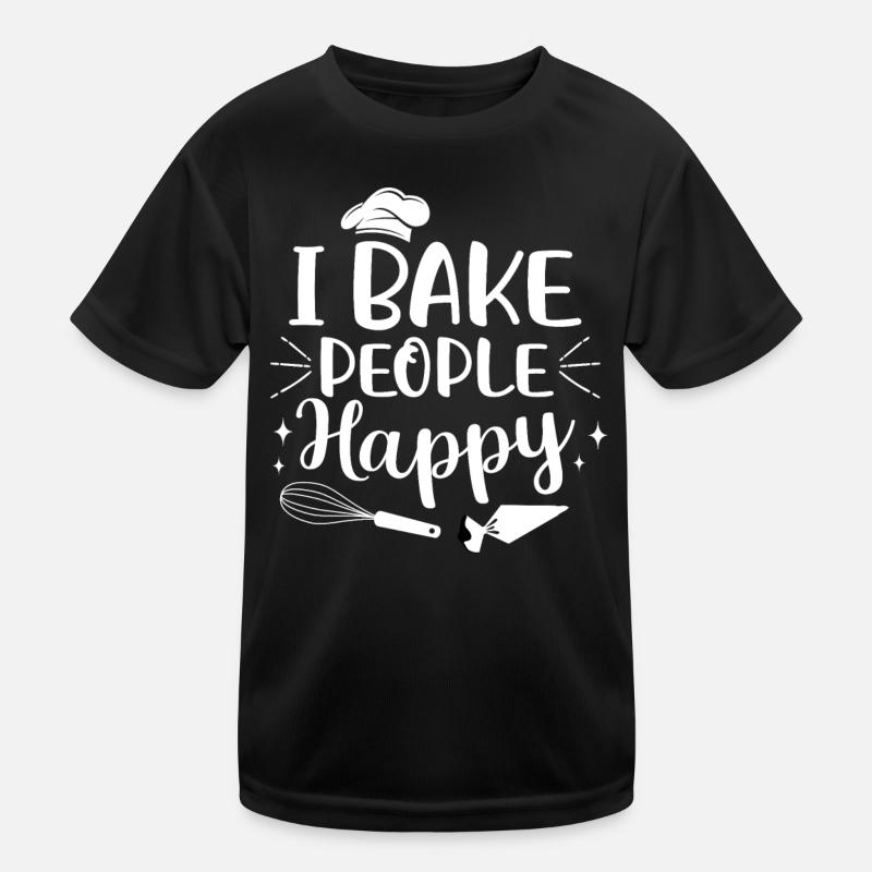 Bäcker Bäckerein Backwaren Backen Geschenk Kinder Funktions-T-Shirt