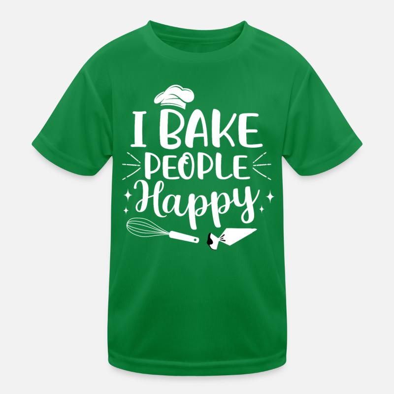 Bäcker Bäckerein Backwaren Backen Geschenk Kinder Funktions-T-Shirt