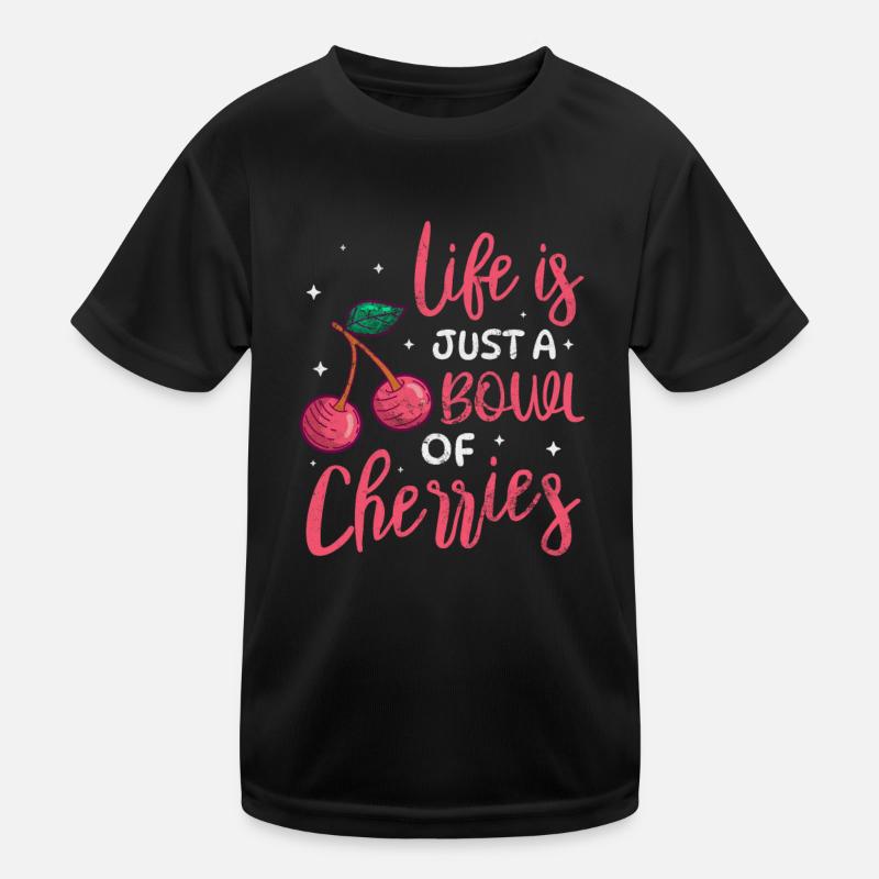 Cherry Kids Functional T-Shirt