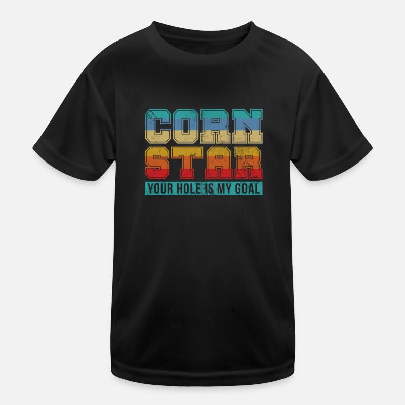 Cornhole Kinder Funktions-T-Shirt