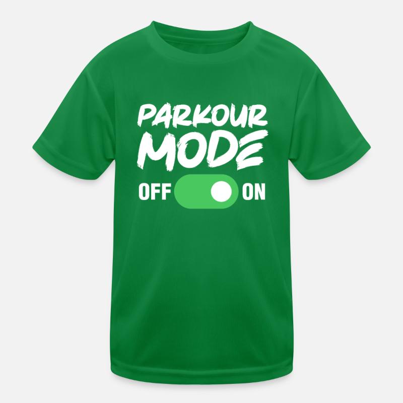 Parkour Parkur Parcur Sport Gift Kids Functional T-Shirt