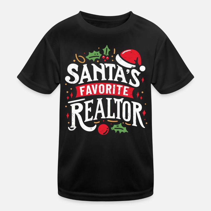 Immobilienmakler Kinder Funktions-T-Shirt