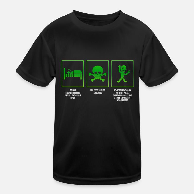 Zombie Zombie Hunter Zombie Apocalypse Gift Kids Functional T-Shirt
