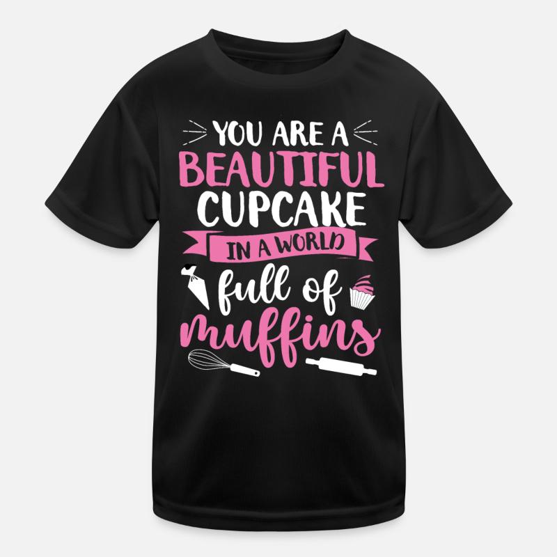 Bäcker Bäckerein Backwaren Backen Geschenk Kinder Funktions-T-Shirt