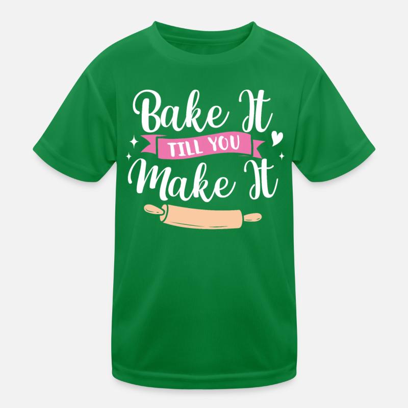 Baker Bakeries Baked Goods Baking Gift Kids Functional T-Shirt