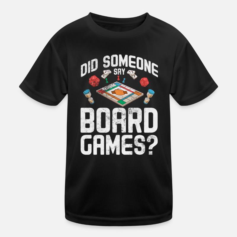 Brettspiel Kinder Funktions-T-Shirt