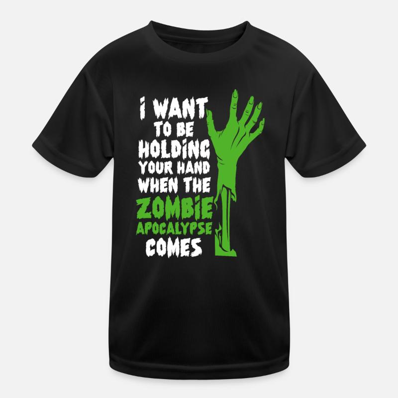Zombie Zombie-Jäger Zombieapokalypse Geschenk Kinder Funktions-T-Shirt