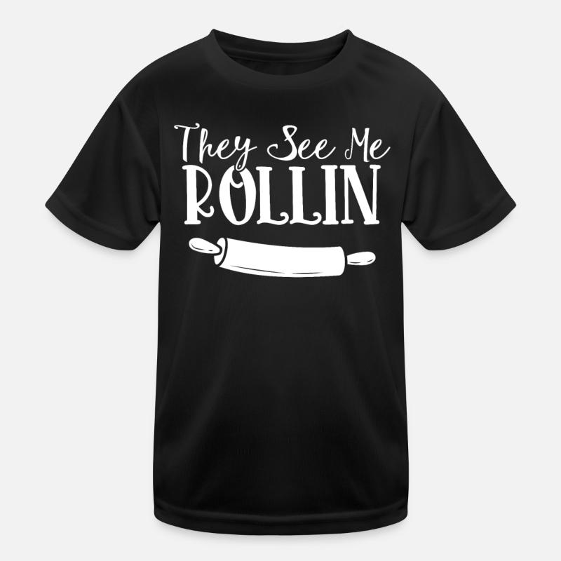 Baker Bakeries Baked Goods Baking Gift Kids Functional T-Shirt
