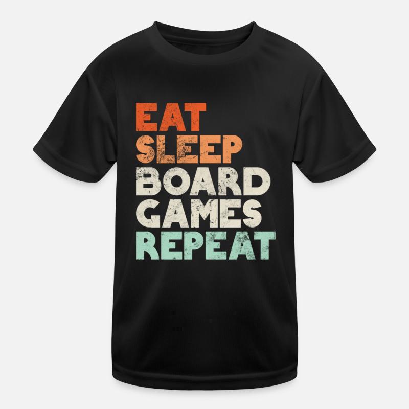 Brettspiel Kinder Funktions-T-Shirt