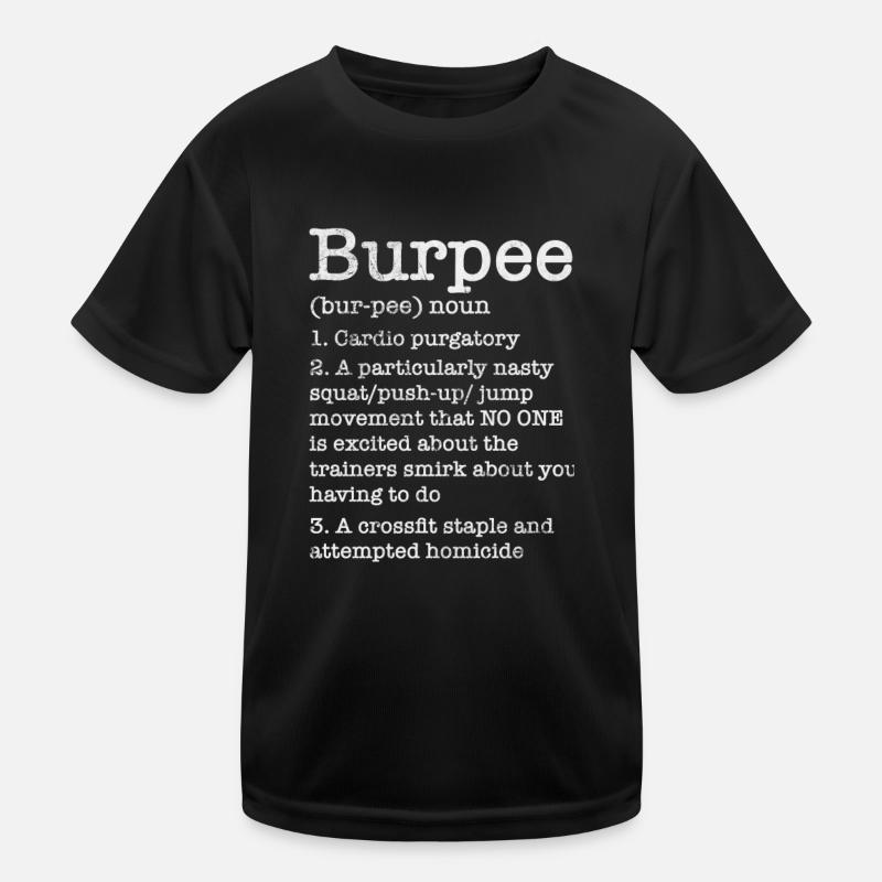 Burpees T-shirt sport Enfant