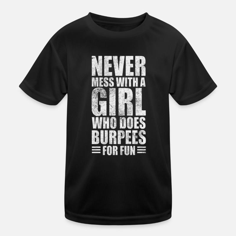 Burpees T-shirt sport Enfant