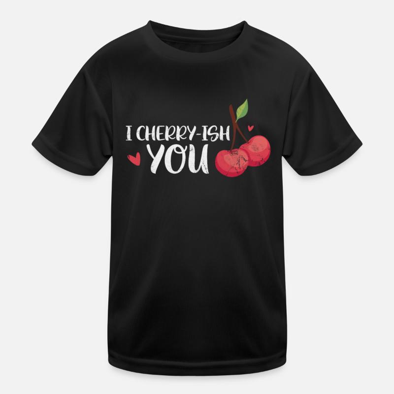 Kirsche Kinder Funktions-T-Shirt
