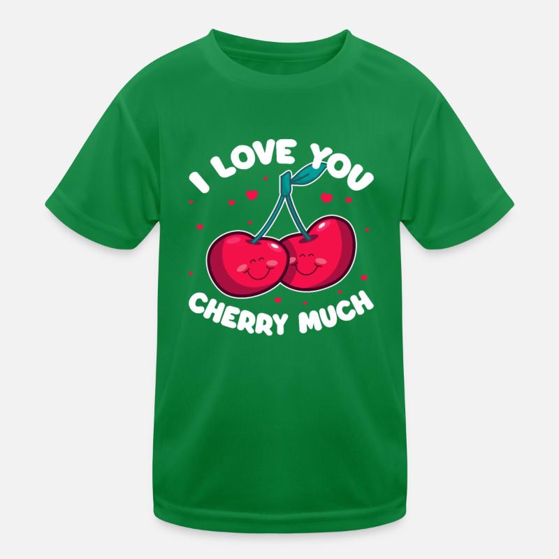 Cherry Cherry Tree Cherry Blossom Fruit Gift Kids Functional T-Shirt