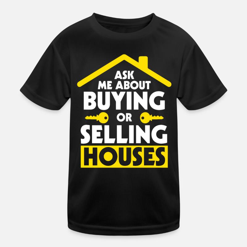Agent immobilier Agent immobilier Cadeau d’agent immobilier T-shirt sport Enfant