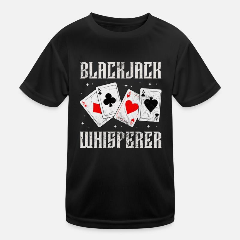 Blackjack Blackjack Card Game Casino Gift Kids Functional T-Shirt