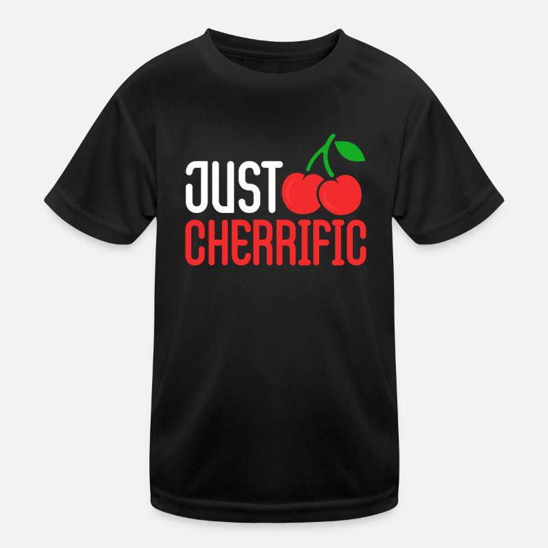 Kirsche Kirschbaum Kirschblüte Frucht Geschenk Kinder Funktions-T-Shirt