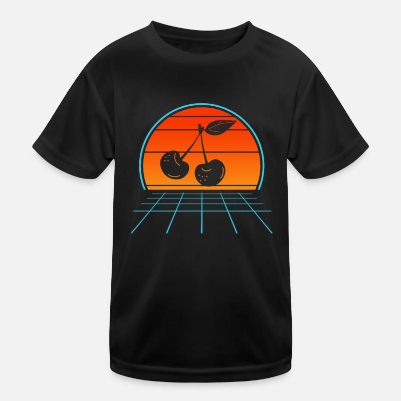 Cherry Cherry Tree Cherry Blossom Fruit Gift Kids Functional T-Shirt