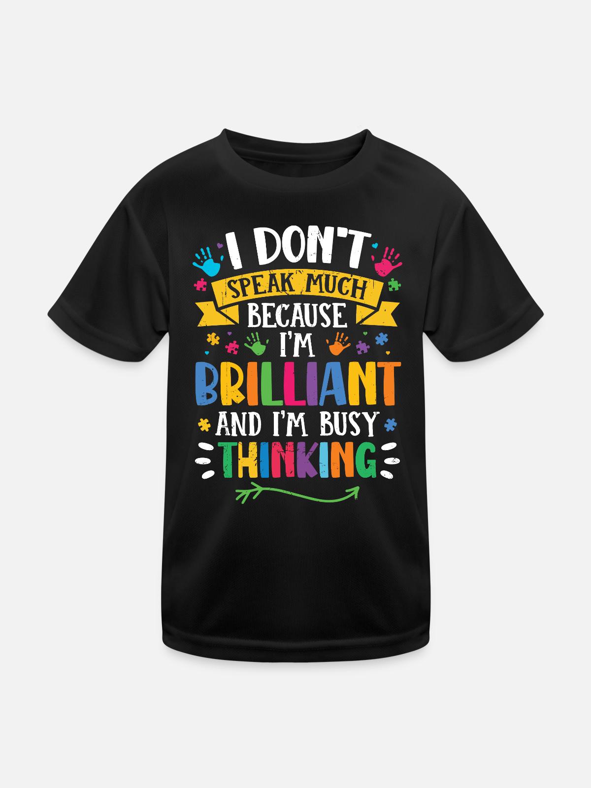 Autism - Kids Functional T-Shirt - black - Front