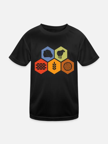 Board Game Board Games Game Night Games Gift - Kids Functional T-Shirt - black - Front
