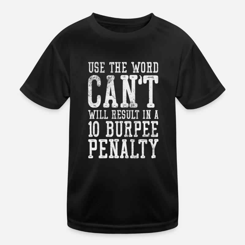 Burpees T-shirt sport Enfant