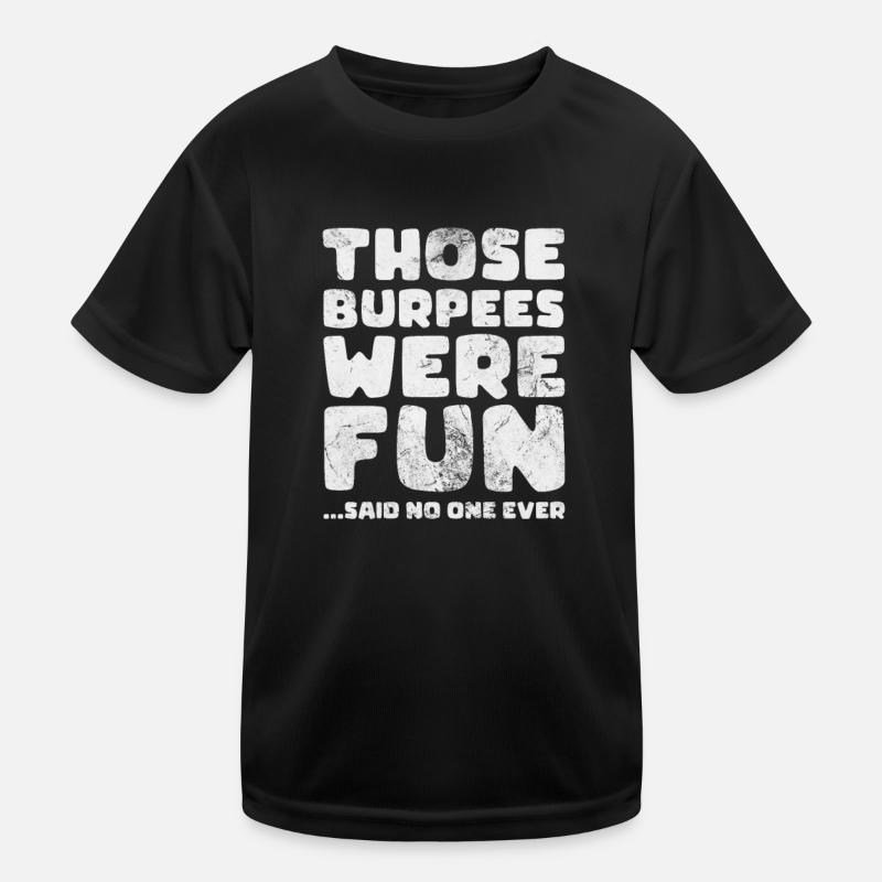 Burpees T-shirt sport Enfant