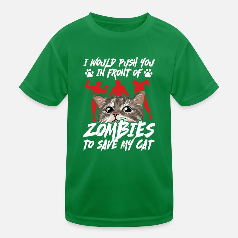 Zombie Zombie-Jäger Zombieapokalypse Geschenk Kinder Funktions-T-Shirt