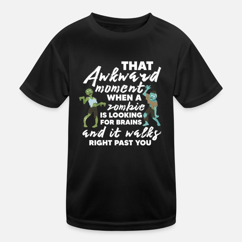 Zombie Zombie-Jäger Zombieapokalypse Geschenk Kinder Funktions-T-Shirt