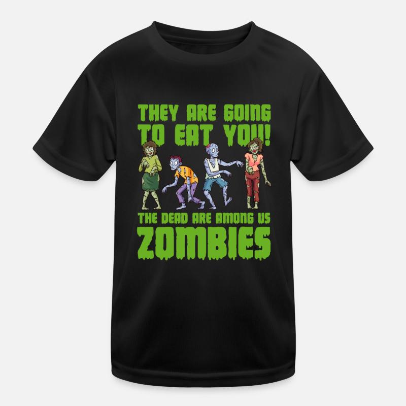 Zombie Zombie Hunter Zombie Apocalypse Gift Kids Functional T-Shirt