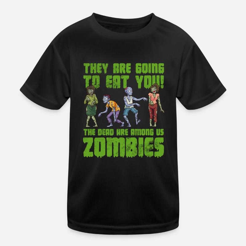 Zombi T-shirt sport Enfant