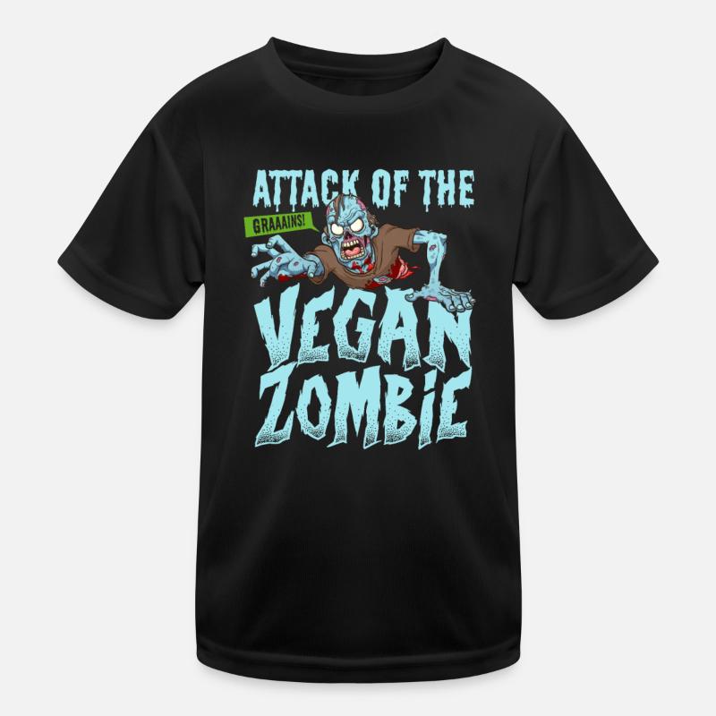 Zombie Zombie-Jäger Zombieapokalypse Geschenk - Kinder Funktions-T-Shirt - Schwarz