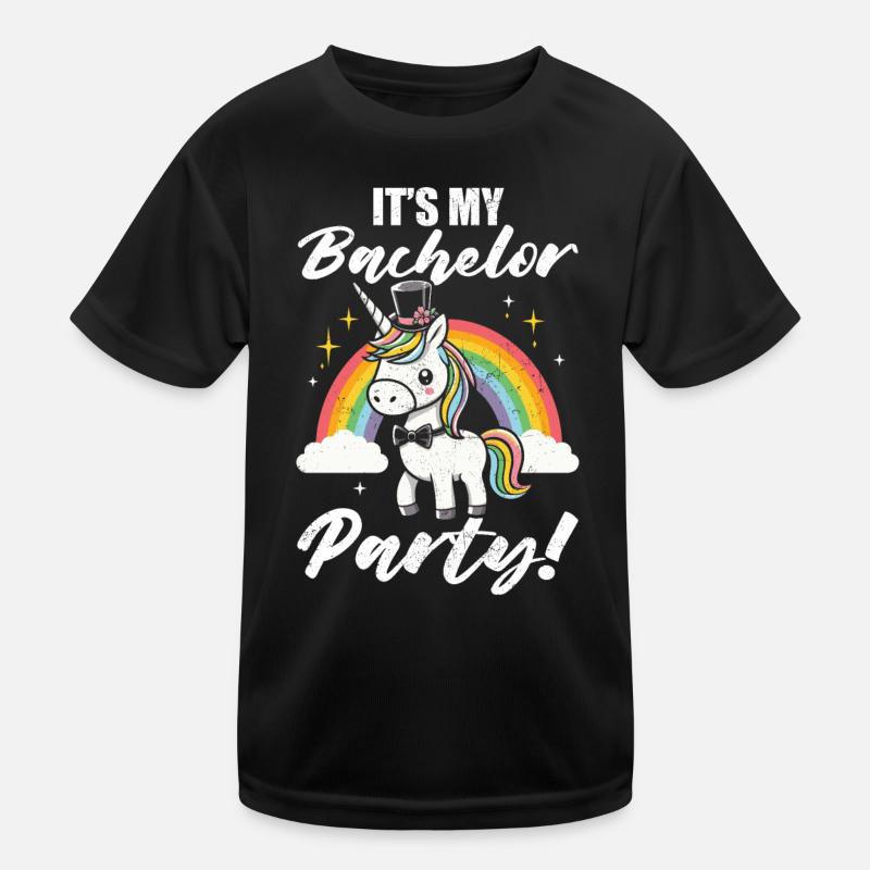 Enterrement de vie de garçon et de garçon T-shirt sport Enfant
