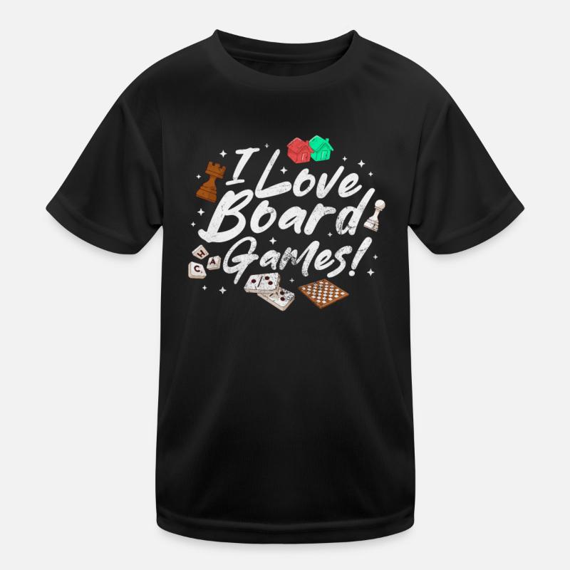 Brettspiel Kinder Funktions-T-Shirt