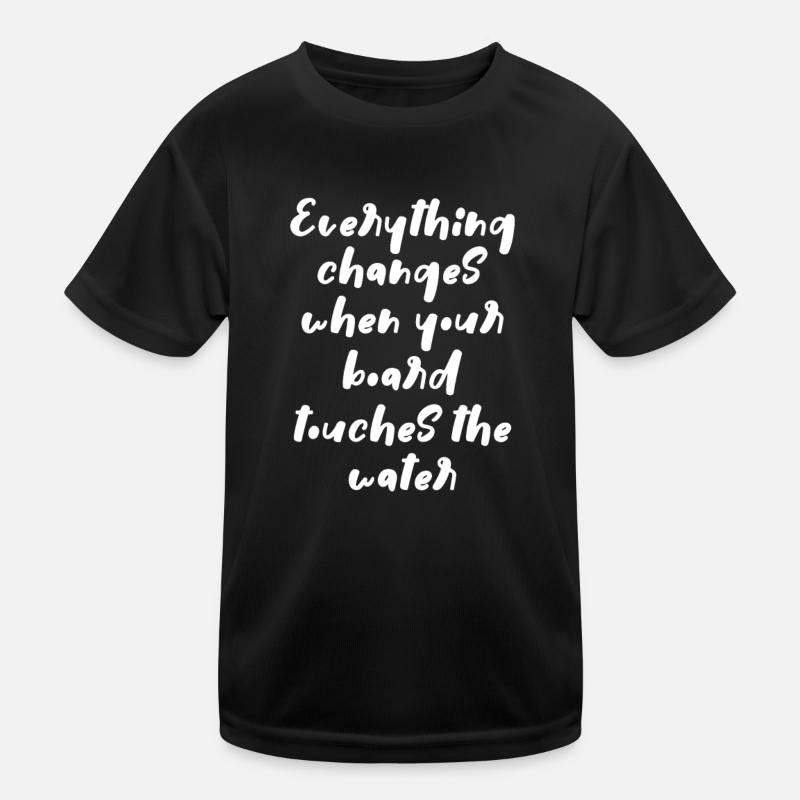 Wakeboard Wakeboarder Wakeboarding Gift Kids Functional T-Shirt