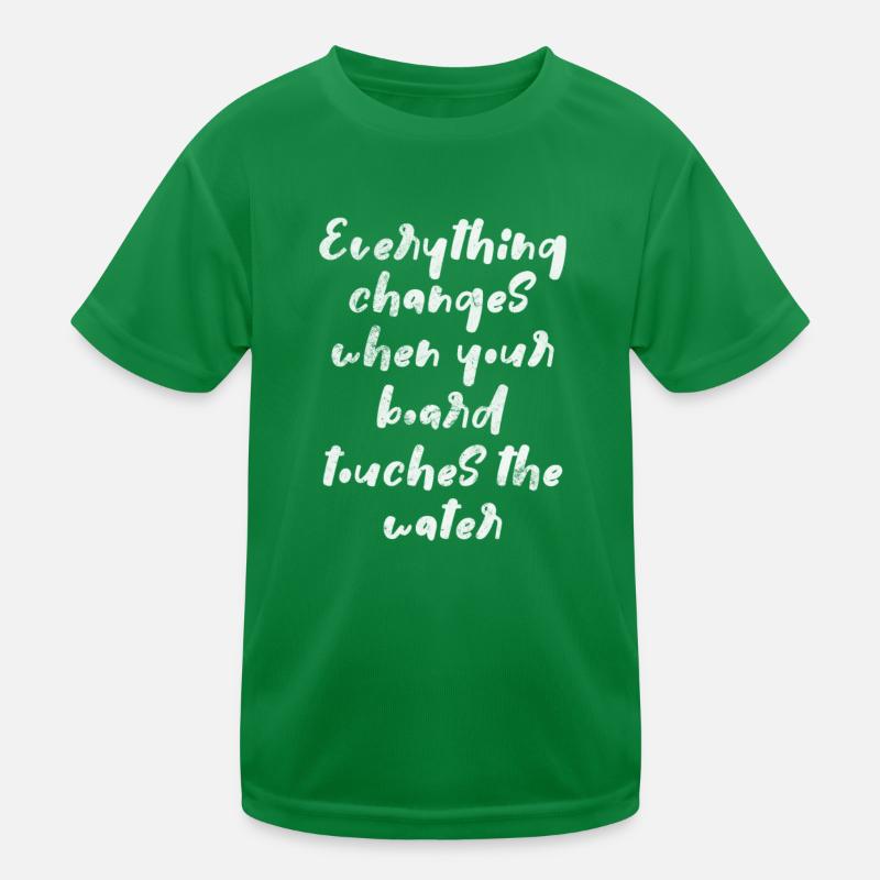 Wakeboard Kinder Funktions-T-Shirt