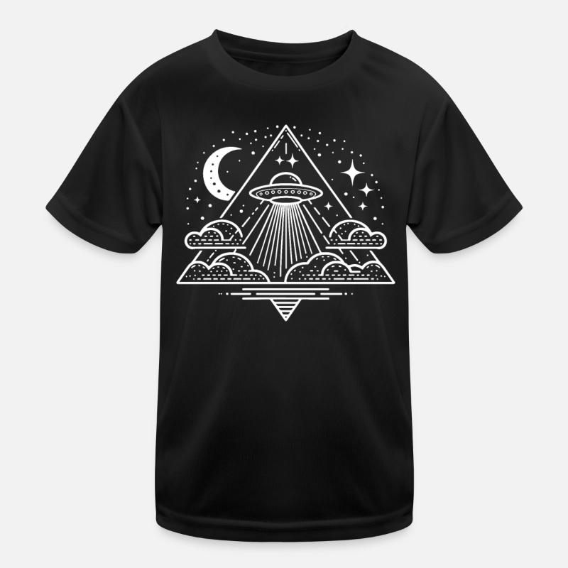 Alien UFO Alien Galaxy Geschnek Kids Functional T-Shirt