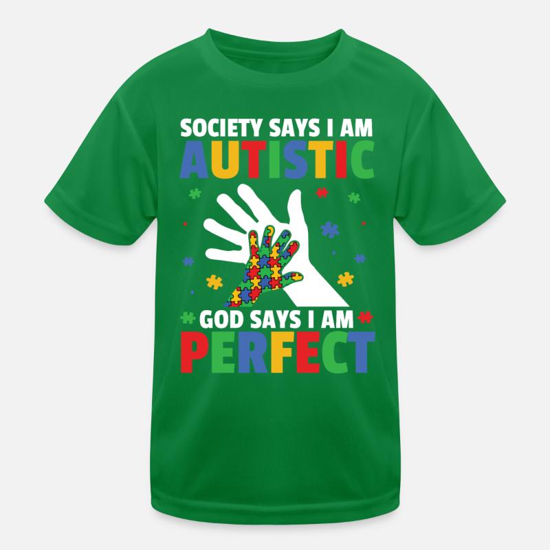 Autism Awareness Day Autistic Gift Kids Functional T-Shirt