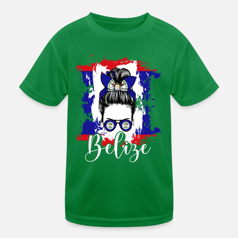 Belize Latino Belizean Belizean Maya Gift Kids Functional T-Shirt