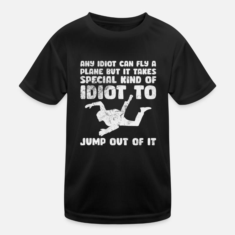 Skydive Kinder Funktions-T-Shirt