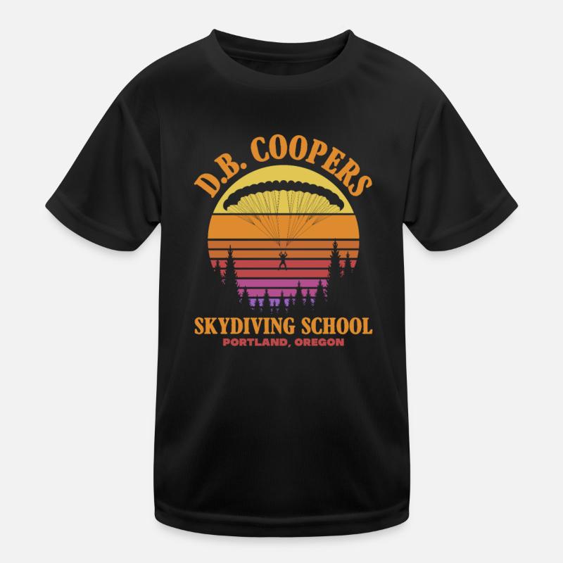 Skydive Skydiver Skydiving Fallschirm Geschenk Kinder Funktions-T-Shirt